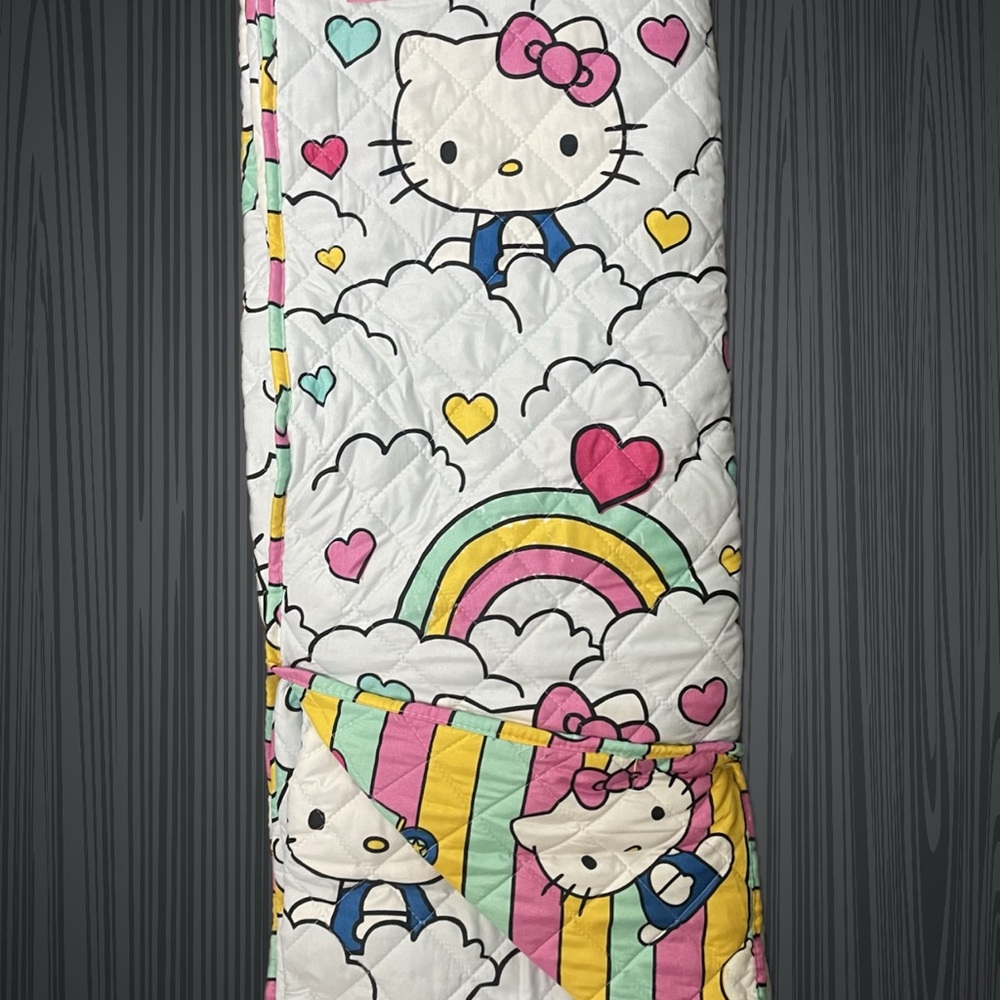 Hello Kitty Rainbow Quilt